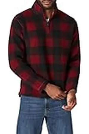 Wrangler Herrtröja ullig fleece kvarts dragkedja, , XL