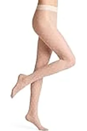 Falke Eternal 20 DEN W Ti transparent fantasi 1 par, strumpbyxor för kvinnor, vit champagne 2579, M, , M