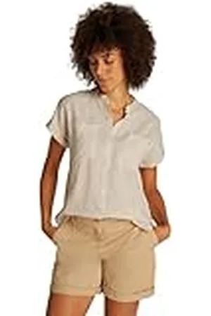 Tommy Hilfiger ESS LINEN COLLARLESS S/S BLUS WW0WW44715, vit, 34, , 60 SE