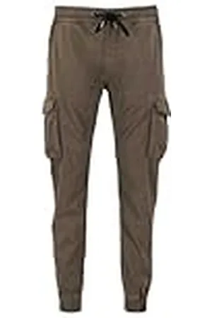 Alpha Industries Fritidsbyxor i bomullstwill för män