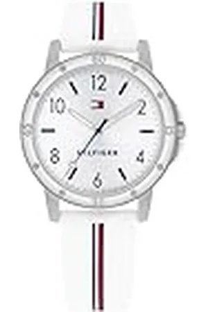 Tommy Hilfiger Flickor analog kvartsklocka med silikonrem 1720014, , armband