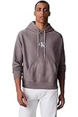 Calvin Klein Jeans herr PRMM TRRY MCR MNLG H LV04RC281G tröjor, grå (bränslig grå), L, , L