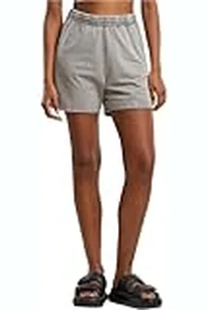 Urban classics Damshorts, tvättad jerseyshorts, korta byxor av tvättad jersey för kvinnor, lös passform, storlekar XS – 5XL, , S