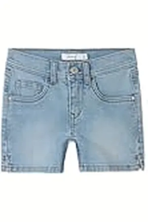 NAME IT Flicka Nkfsalli Slim DNM shorts 3398-Ic Tb, , 116