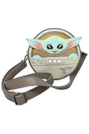 Loungefly Disney Star Wars Grogu Baby Yoda Cosplay Kantin Axelväska Handväska, , Large