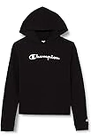 Champion Flicka Legacy American Classics-Powerblend Logo Hoodie, , 3-4 år