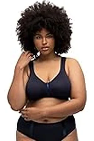 Ulla Popken Dambehå utan bygel mikrofiber, wellness BH, nattblå, 100, , 100C