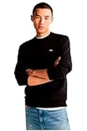 Tommy Hilfiger Herr TJM REG S FLAG FLEECE CREW DM0DM20741BDS003 pullover sweatshirt, , M, , M