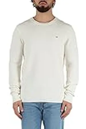 Tommy Hilfiger Herr essentiell struktur rund hals normal passform jumper, , XL