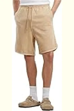 Urban classics Herrshorts, tvättade piped-shorts, rörshorts med dragsko för män, storlekar S – 5XL, , L