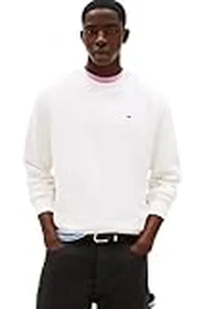 Tommy Hilfiger Herr TJM REG S FLAG CREW DM0DM20741 pullover sweatshirt, , 4XL, , 4XL stor
