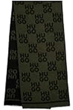 HUGO BOSS Martyn_40*180 Halsduk, Mörk Beige, Einheitsgröße, , en storlek