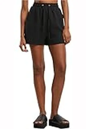 Urban classics Damshorts, damshorts, muslinshorts, korta byxor av muslintyg för kvinnor, lös passform, storlekar XS – 5XL, , S