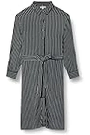 Tommy Hilfiger Kvinnors CRV viskos Crepe Midi-klänning skjorta, , 52