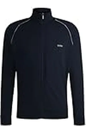 HUGO BOSS Träningsjacka för män, fritidsjacka, sportjacka, träningsjacka, blandning, jacka, Z, , XXL