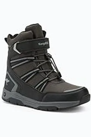 KangaROOS K-MJ Eldora EV RTX, snöstövlar, Jet svart/stålgrå, 28 EU, , 28 EU
