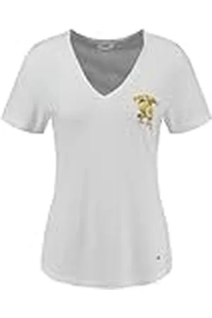Key Largo Dam-T-shirt, WT citron v-hals, , S