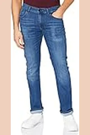 7 for all Mankind Herr slimmy Luxe Performance Bright Mid Blue Jeans, , 29