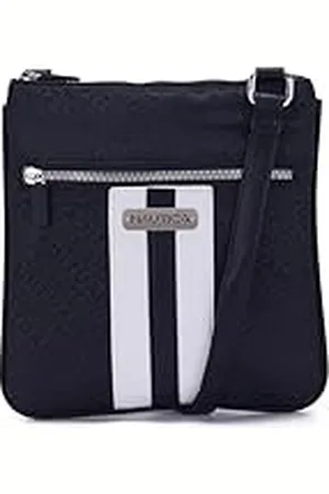 Nautica Dam Lakeside Signature Jaquard North South Crossbody väska Cross Bodybody, en storlek, , en storlek