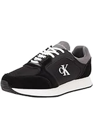 Calvin Klein CK JEANS Herr Retro Sock Runner MG WMM YM0YM01152 sneakers, Svart (Svart/Kolgrå/Ljusvit), 7 UK, , 39.5 EU