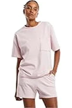 Urban classics Dam-t-shirt, tvättad jersey, boxy-skjorta, lös dam-t-shirt av tvättad jersey, storlekar XS – 5XL, , M
