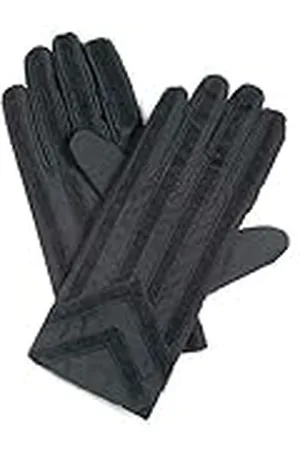 Isotoner Totes män stickad elastisk köra handskar, mellan/gräs