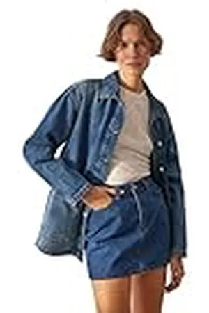 Trendyol Dam mini A-linje denim kjol kjol, blå, 42, , 42