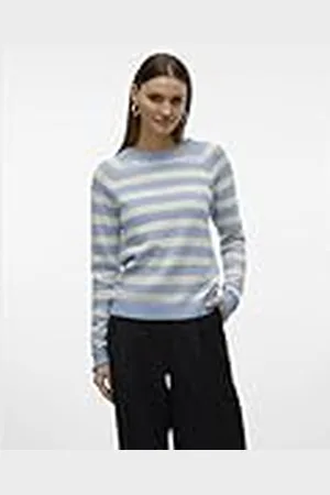VERO MODA Vmdoffy Ls O-hals blus Ga Noos, , S