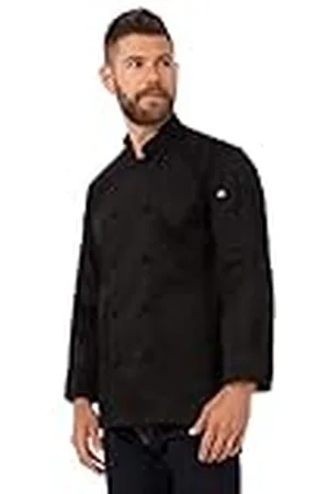 Chef Works Herr CBC01BLKL matlagningsjacka, , stor