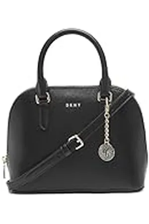 DKNY Bryant Dome Satchel axelväska, svart/guld
