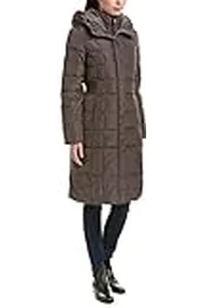 Cole Haan Taffeta Down Coat för kvinnor med Bib dunrock, , L
