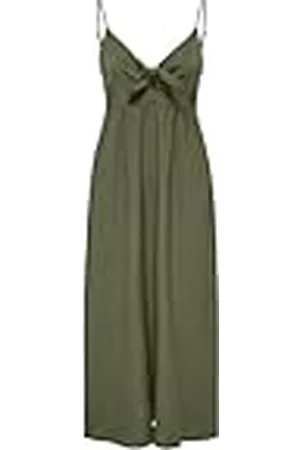 ONLY Onlnova Life Vis Jules Long Dress Solid, , M