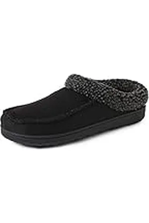 Dearfoams Brendan Inomhus-/utomhusskor för herr, luftgenomsläppliga, minnesskum, inomhusskor, breda storlekar tillgängliga, 9-10