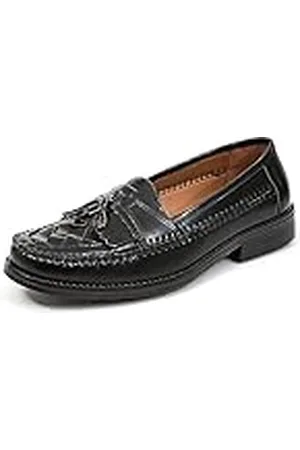Deer Stags Mens Herman Loafer, Jet Black, 13 Wide US