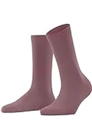 Falke Damstrumpor Family W SO hållbar biologisk bomull enfärgad 1 par, rosa (Roan Rouge 8936) nya – miljövänliga, 39–42, , 39-42 EU