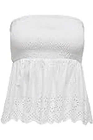 ONLY Onllou Life Emb Bandeau Top WVN, , XS