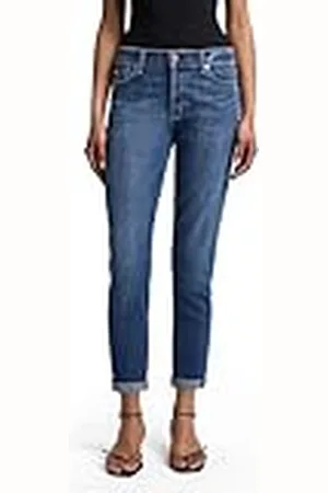 7 for all Mankind 7 för alla mänskliga kvinnors Josefina pojkvän Jean, trasig twill vanity modern, 24