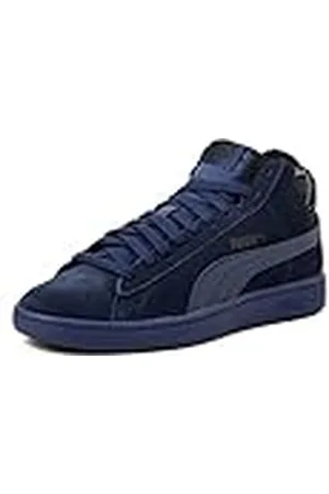 PUMA Smash V2 Mid WTR höga sneakers för män, Svart Svart Svart 01, 37 EU