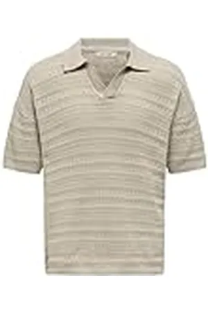 Only & Sons ONSGRAYSON DS 5 CHOCHET Polo Knit, , XL
