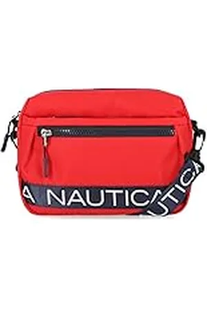 Nautica Dam nylon böna crossbody väska med justerbar axelrem, , en storlek, , en storlek