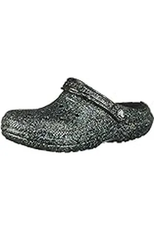Crocs Unisex-vuxen klassisk fodrad glitterträsko, , 43/46 EU