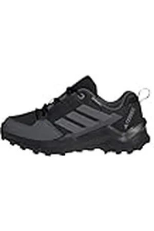 adidas Unisex – Barn Terrex Ax4R RAIN.RDY Hiking Shoes Kids, Core Black/Grey Four/Grey Six, 38 2/3 EU