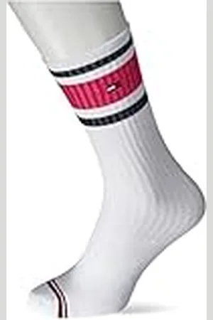 Tommy Hilfiger Unisex barn knähöga sportstrumpor 2-pack KNEEHIGH, , 27/30