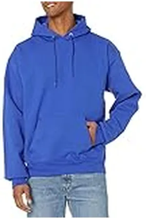 Hanes Ultimat tröja för män, tungvikt fleece huvtröja, bomullströja för män., L
