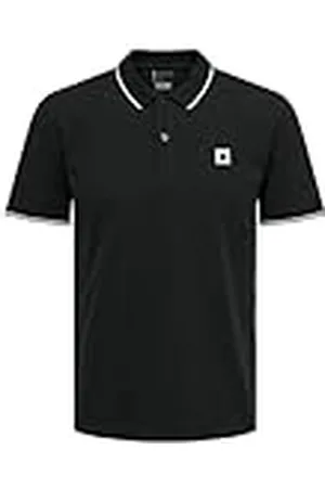 Only & Sons Onsfletcher Slim Ss Polo Noos pikétröja för män, svart, XL