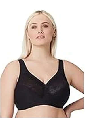 Glamorise MagicLift BH med naturligt stöd för dam trådlös #1010 full täckning, , 50G, , 115G