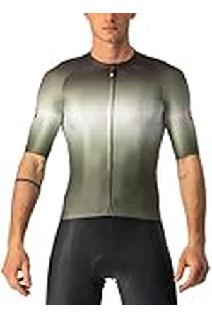 Castelli Herr Aero Race 6.0 jersey t-shirt, militärgrön/ljussvart, 3XL