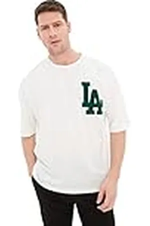 Trendyol Herr avslappnad passform basic rund hals stickad T-shirt stickad, , L