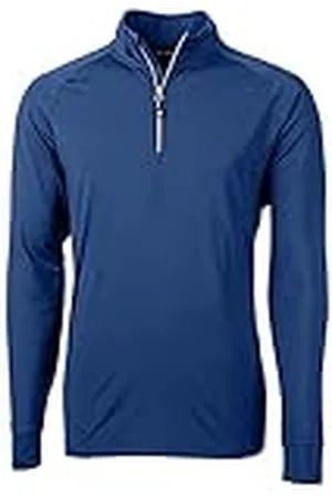 Cutter & Buck Herr långärmad adapter Eco Knit Quarter Zip tröja skjorta, , S