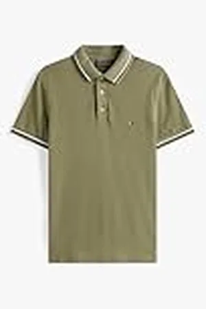 Tommy Hilfiger Herr tippad smal passform säsongspiké MW0MW39993 S/S Polo, grön (slagsgrön), XXL, , XXL